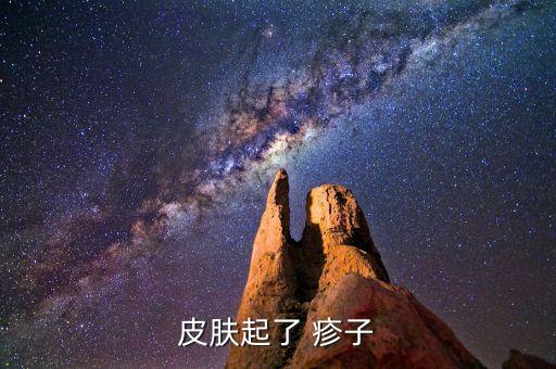 皮膚起了 疹子
