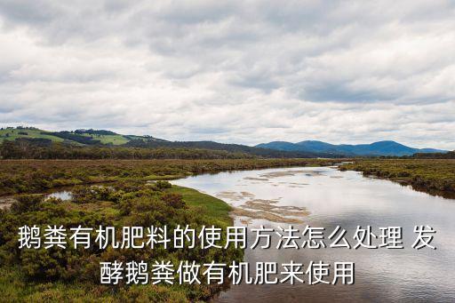 鵝糞有機(jī)肥料的使用方法怎么處理 發(fā)酵鵝糞做有機(jī)肥來使用