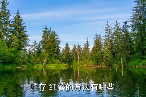 貯存 紅薯的方法有哪些