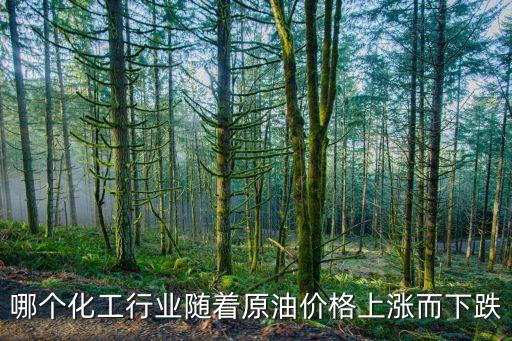 哪個(gè)化工行業(yè)隨著原油價(jià)格上漲而下跌