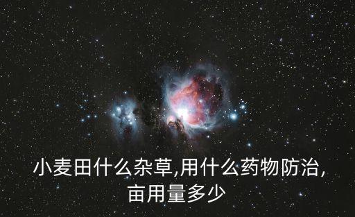 小麥當前噴什么農藥,小麥噴農藥有露水可以嗎