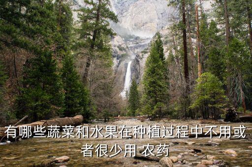 有哪些蔬菜和水果在種植過程中不用或者很少用 農(nóng)藥