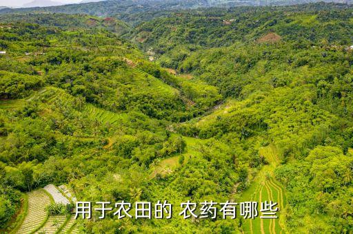 用于農(nóng)田的 農(nóng)藥有哪些