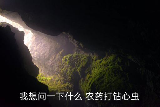 我想問一下什么 農(nóng)藥打鉆心蟲