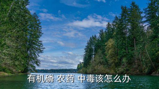 有機(jī)磷 農(nóng)藥 中毒該怎么辦