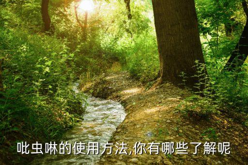 農藥呲蟲啉屬于什么藥,蚍蟲啉屬于什么農藥