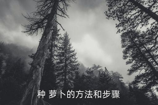 蘿卜種植過程用什么農藥,種植蘿卜