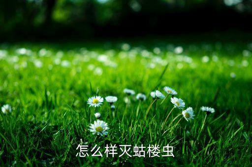 怎么樣滅蛄樓蟲