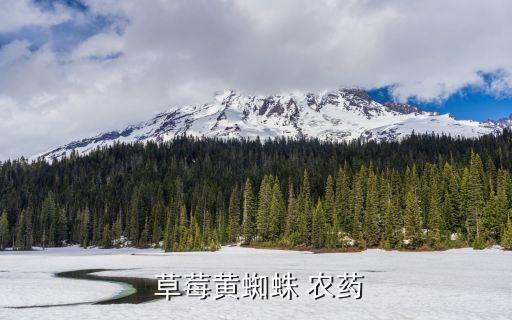 大棚草莓用什么農藥液
