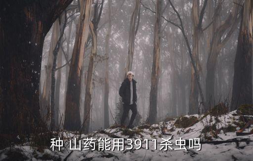種 山藥能用3911殺蟲嗎