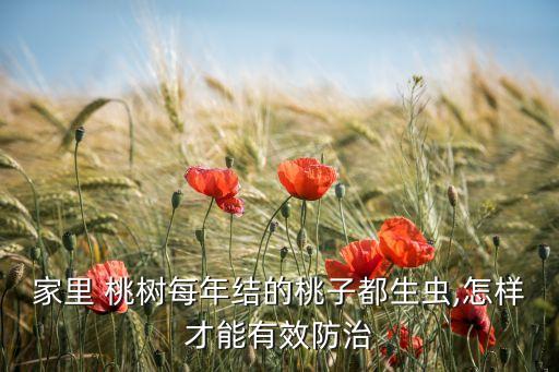 桃樹用什么農(nóng)藥好,桃樹打什么農(nóng)藥不被蟲咬