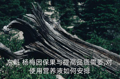 楊梅噴什么農藥,楊梅保花保果打什么農藥好