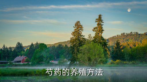  芍藥的養殖方法