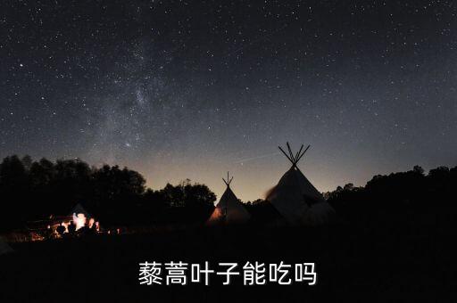 藜蒿葉子能吃嗎