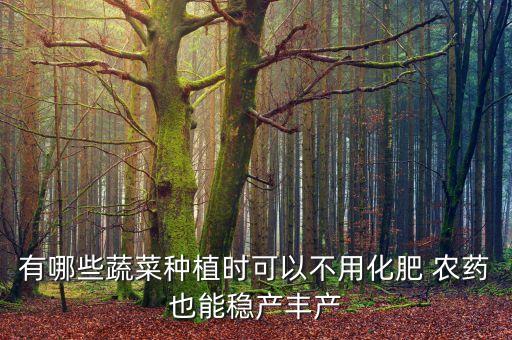 什么菜生長離不開農藥,什么農藥可以快速給苗生長