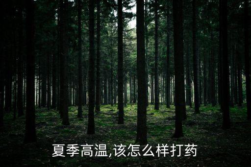 夏天買什么農(nóng)藥好用,夏天賣什么比較火爆