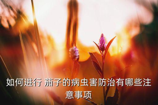 什么農藥對茄子有害最大,茄子不能用什么農藥