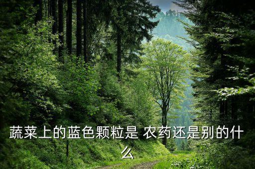 農藥小粒粒紫色叫什么