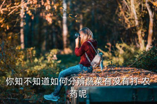 你知不知道如何分辨蔬菜有沒有打 農(nóng)藥呢