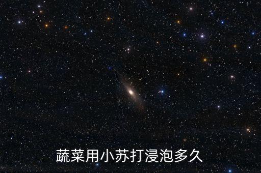 蔬菜用小蘇打浸泡多久