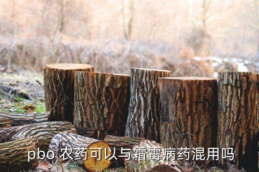 農(nóng)藥pbo和pcot是什么