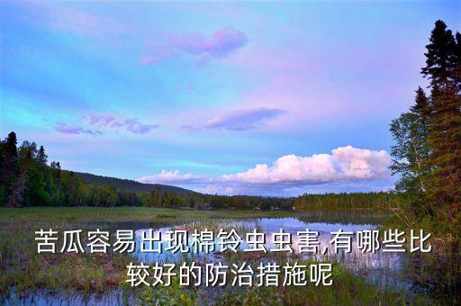  苦瓜容易出現(xiàn)棉鈴蟲蟲害,有哪些比較好的防治措施呢