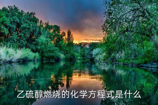 乙硫醇燃燒的化學方程式是什么