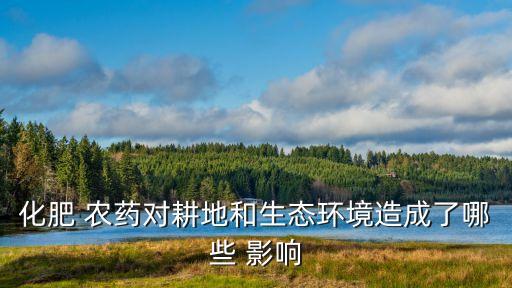 化肥 農藥對耕地和生態環境造成了哪些 影響