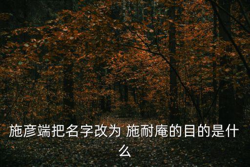 施耐庵是什么農藥,施恩和施耐庵是什么關系