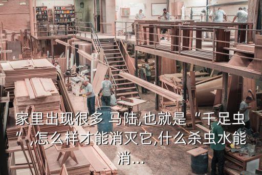 家里出現很多 馬陸,也就是“千足蟲”,怎么樣才能消滅它,什么殺蟲水能消...