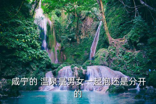  咸寧的 溫泉是男女一起泡還是分開的