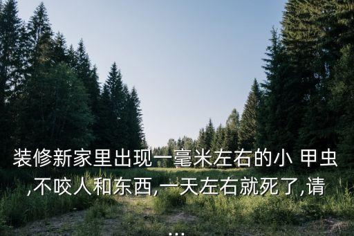 小甲蟲用什么農(nóng)藥打死呢,跳甲蟲用什么農(nóng)藥最好