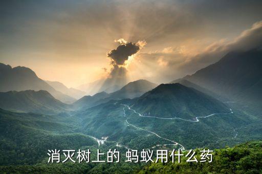 消滅樹上的 螞蟻用什么藥