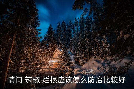 什么農藥可以讓辣椒爛根,辣椒不能用什么農藥