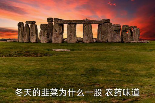 冬天的韭菜為什么一股 農(nóng)藥味道