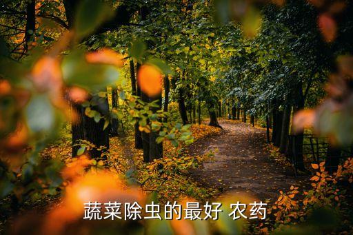 蔬菜除蟲的最好 農藥