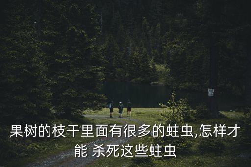 果樹的枝干里面有很多的蛀蟲,怎樣才能 殺死這些蛀蟲