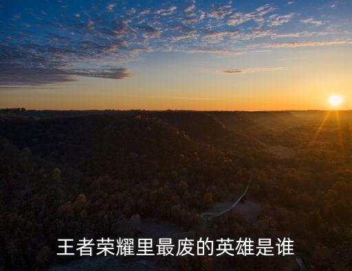 王者榮耀里最廢的英雄是誰