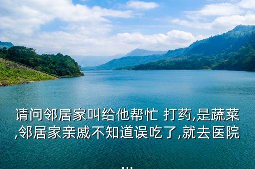 農藥叫你打藥是什么意思