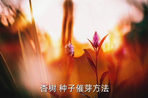 杏樹種子用什么農藥,杏樹打什么農藥最好呢