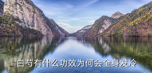  白芍有什么功效為何會全身發冷