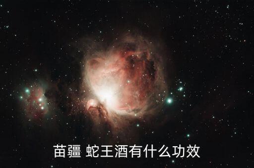 苗疆 蛇王酒有什么功效