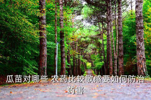 瓜苗對哪些 農藥比較敏感要如何防治藥害