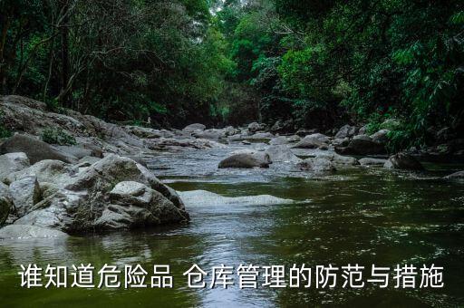 誰知道危險品 倉庫管理的防范與措施