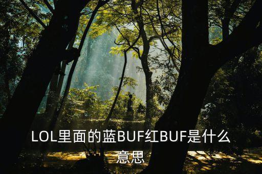 農(nóng)藥紅藍buff是什么,紅藍BUFF是什么意思