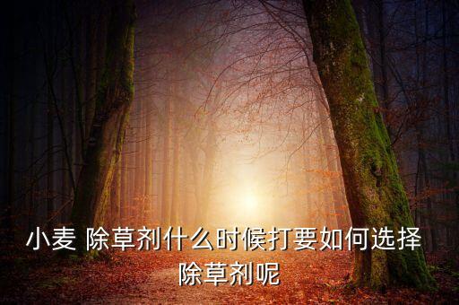 除草農(nóng)藥什么季節(jié)打,荒山除草用什么農(nóng)藥好?