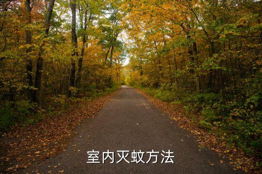 室內滅蚊方法