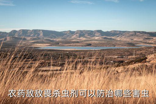  農藥敵敵畏殺蟲劑可以防治哪些害蟲