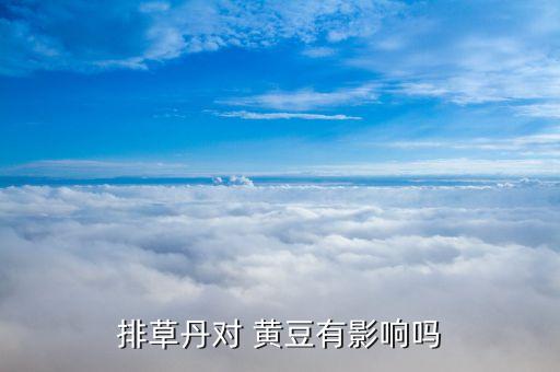 排草丹對 黃豆有影響嗎