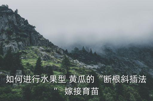 黃瓜嫁接后用什么農(nóng)藥打,黃瓜可以嫁接到什么上
